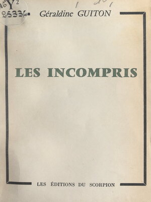 cover image of Les incompris